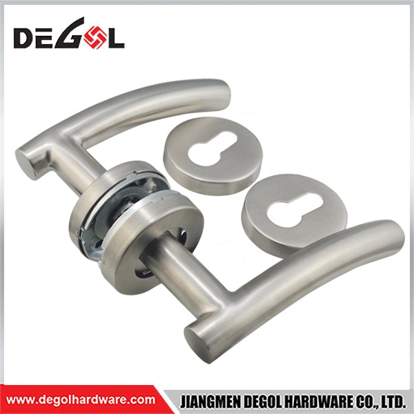 Latest Zinc Diecast Luxury Wooden Security Mortise Main Door Handle Design Lever Door Handle