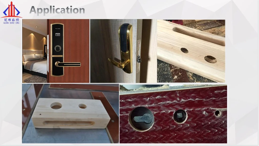 Single Head Double Headed Wooden Door Lock Hole Machine Door Lock Slotting Machine