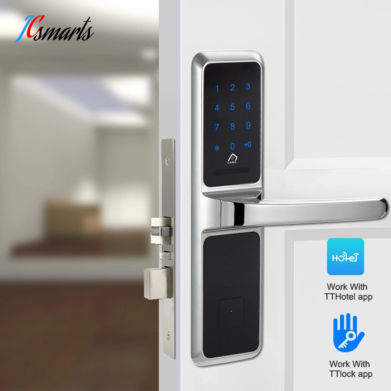 Bluetooth Ttlock APP Wireless Digital Keypad Smart Lock with Handle