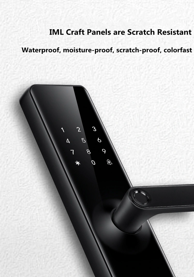 Door Handle Cerraduras Inteligente APP WiFi Fingerprint with Camera Bedroom Electric Keyless Smart Door Lock