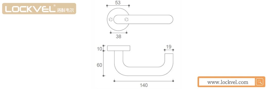 Hot Sale New Luxury High Quality SUS304 Door Lock Modern Minimalist Door Handle