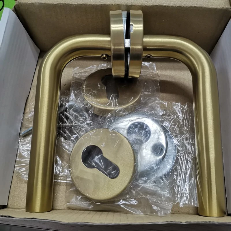 Stain Brass Gold Front Patio Antique Door Handle