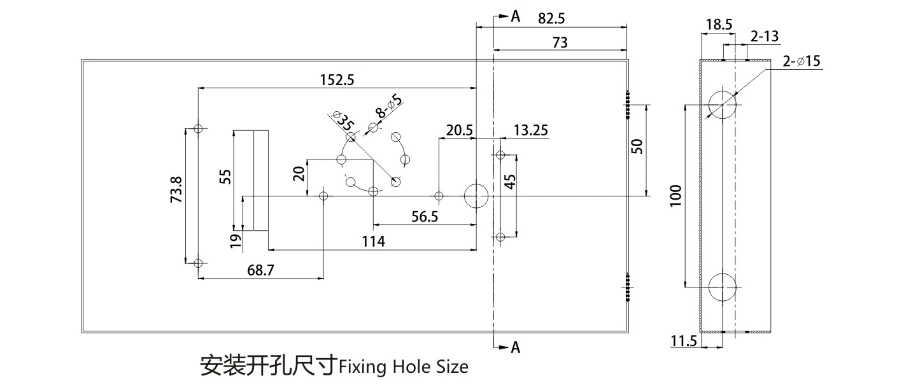 Electronic Cabinet Fingerprint Lock Touch Pad Locker Lock Wt-M-1706-Sf