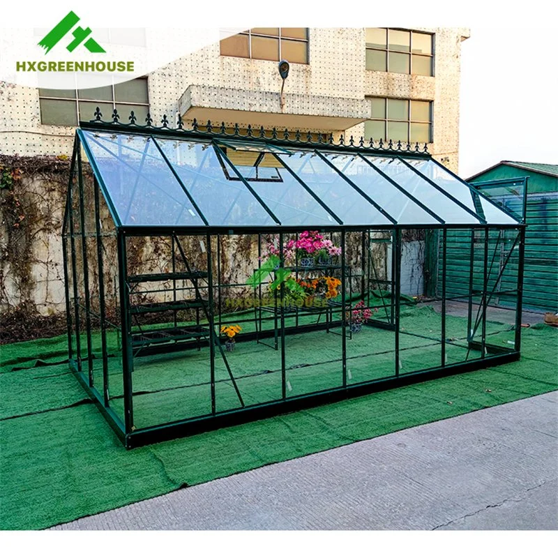 New Product Strong Glass Greenhouses for Agriculture Price Hx75127g