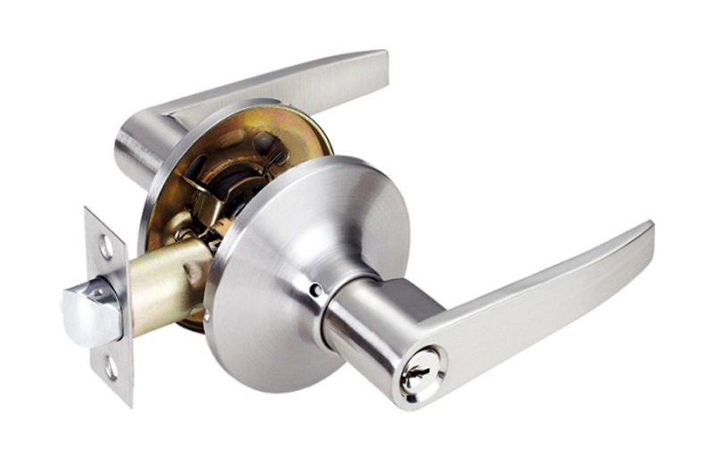 Door Locks Lock Cylindrical Tubular Entrance Security Handle Lever Lock