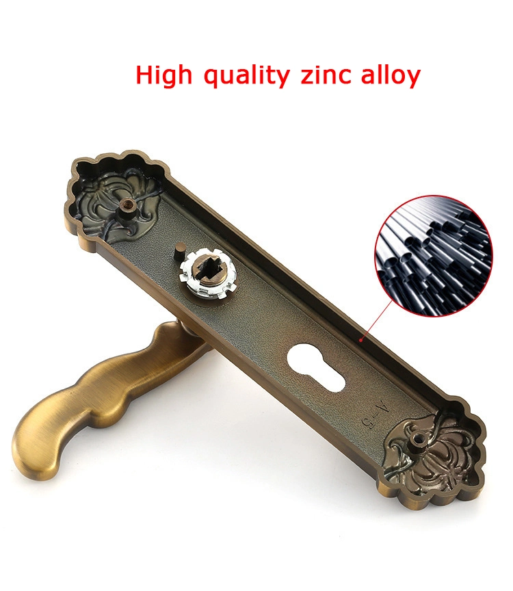 Interior Wood Door Security Lock House Anti-Theft House Furniture Outdoor for Bedroom Door Lock Handle Set with Key