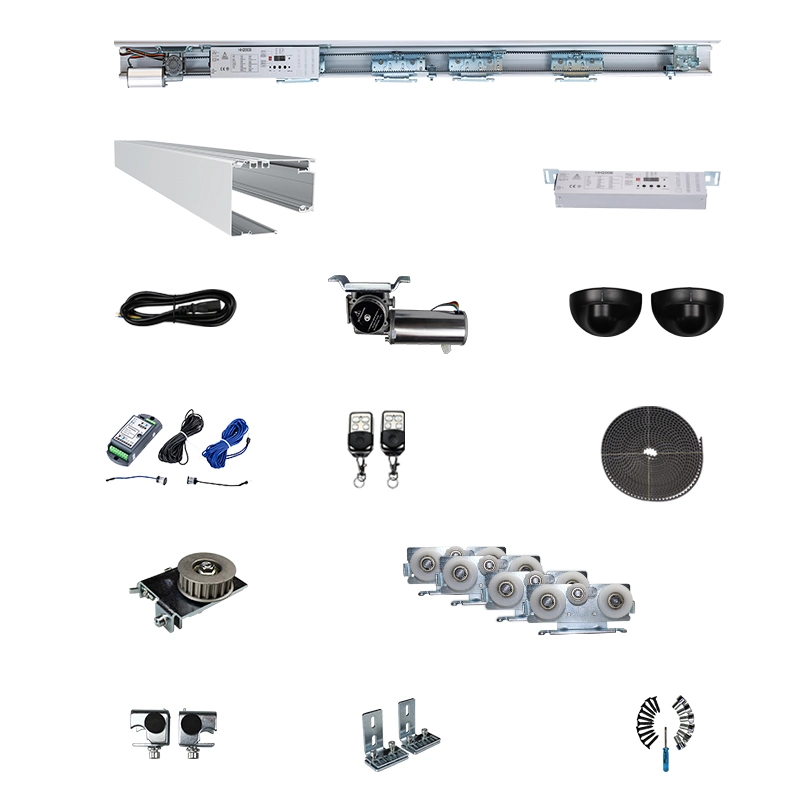 Hh200b LED Digital Display Automatic Sliding Door Closer Operator Heavy Duty Mechanism