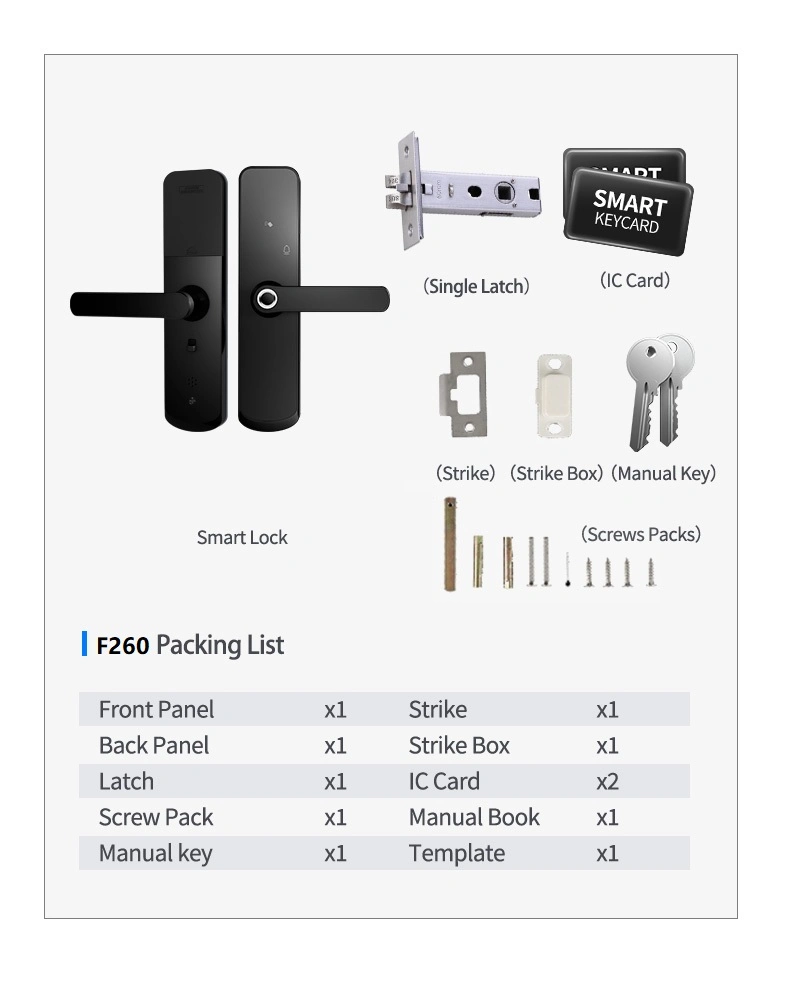 WiFi Smart Home Keyless Entry Digital Passcode Door Lock Fingerprint Lock