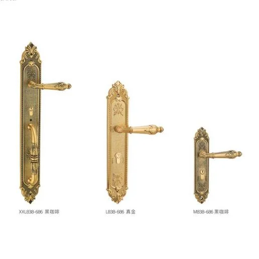 New Model Classical Brass Mortise Door Lock Handle