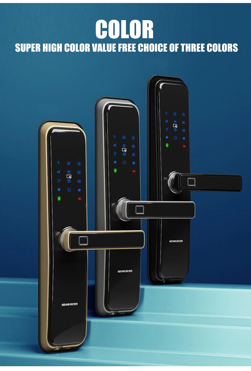 Phone APP Smart Lock Outdoor Digital Fingerprint for Smart Lock