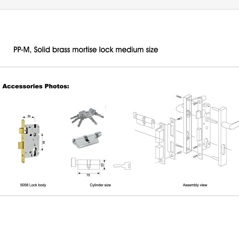 Mortise Door Lock Set Modern Ceiling Design Metal Handles