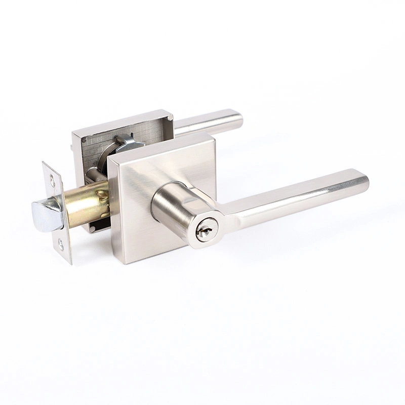 Smart Design Room Door Cylindrical Zinc Alloy Lever Handle Door Lock Price