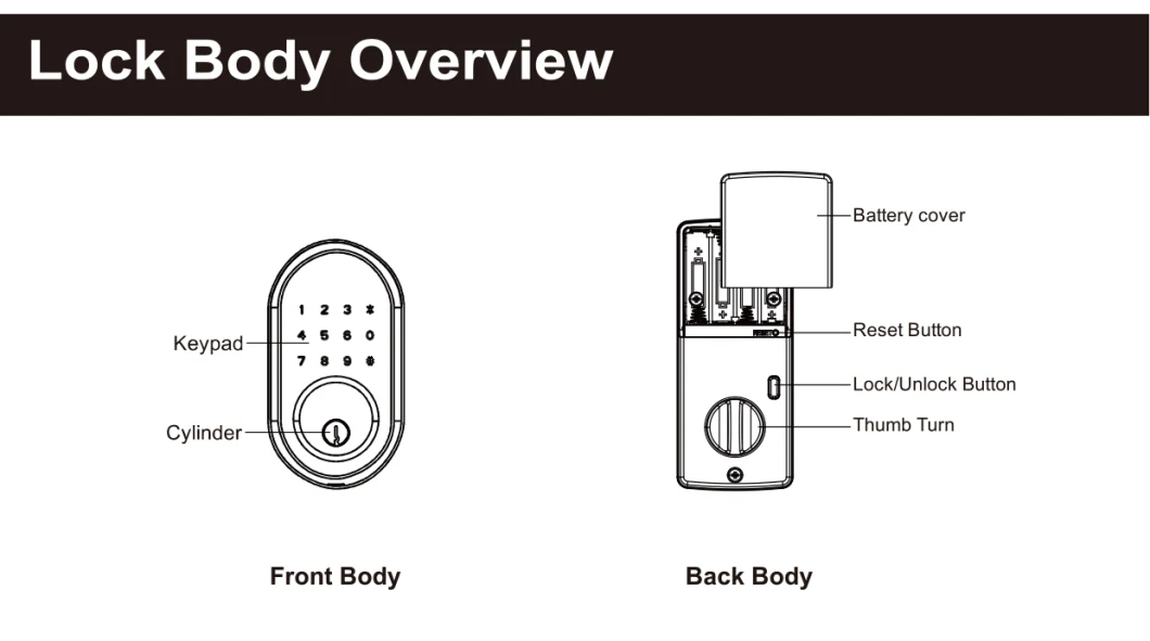 Quick Installation Electronic Locks Smart Lock Digital Deadbolt Cerraduras Inteligentes WiFi Tuya APP Dead Bolt Smart Door Lock