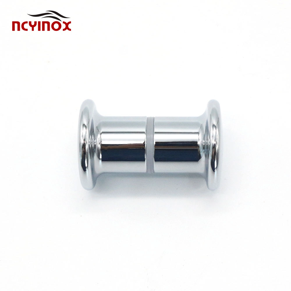 Wholesale Shower Glass Door Fittings Back-to-Back Sliding Door Knob for Bathroom