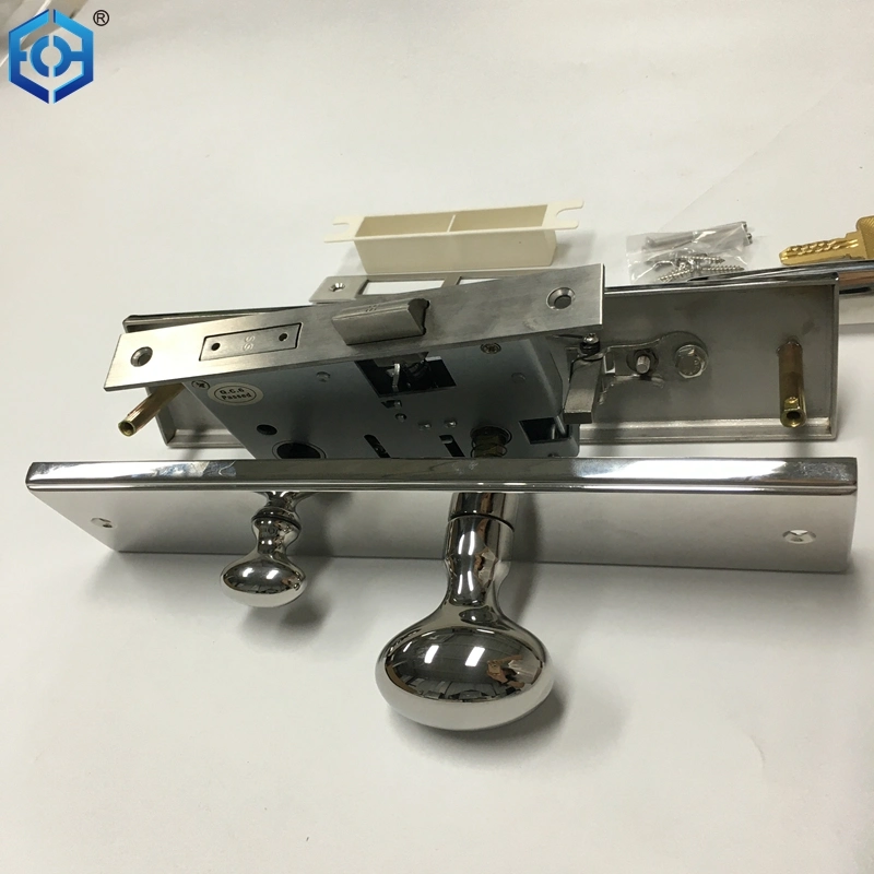 High Security Big Size Panel Handle Door Lock for Entry Door