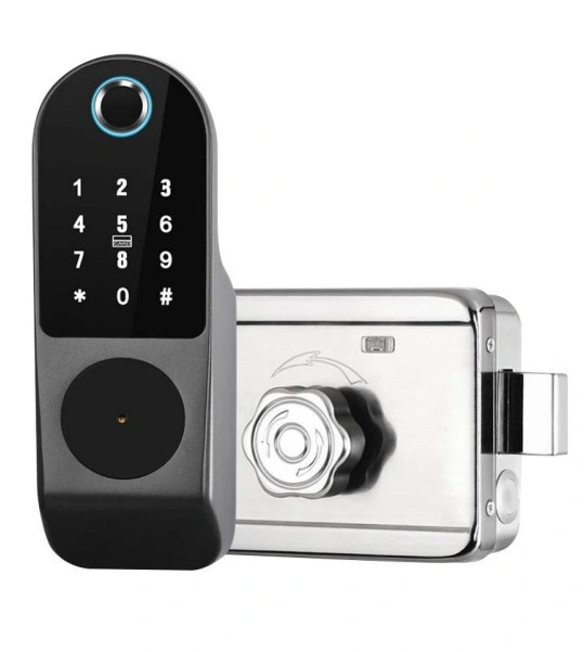 High Security Smart Home Fingerprint Passcode Card APP WiFi Controller Wireless Remote Household Smart Lock