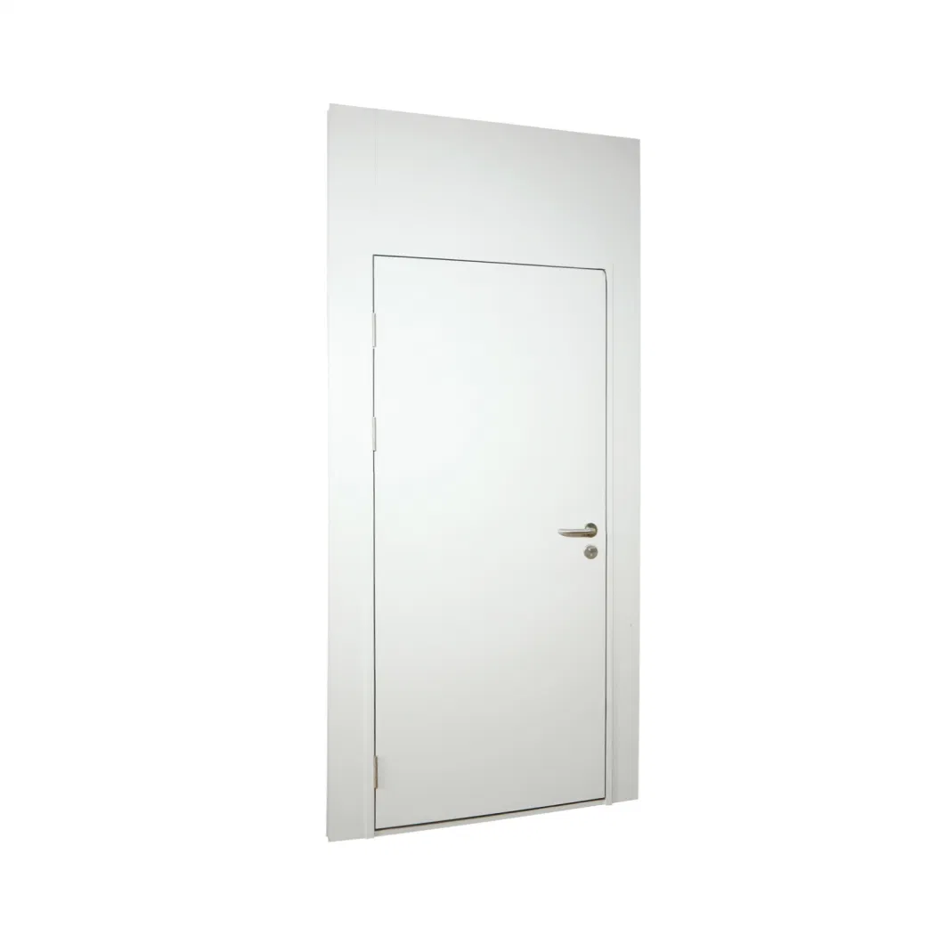 High Quality Cheap Prehung Modern Design Entry T Interior Steel Door Tubular Lock