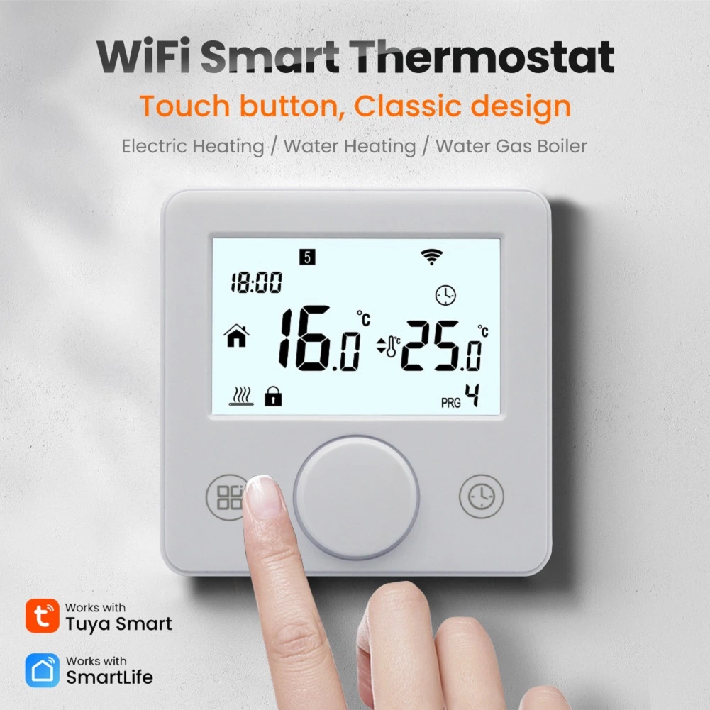 Smart Programmable WiFi Thermostat for Gas Boiler Underfloor Water Heating Controller Alexa Voice Kit