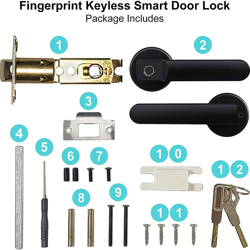 Deadbolt Smart Door Lock APP Control Biometric Smart Locks for Front Door