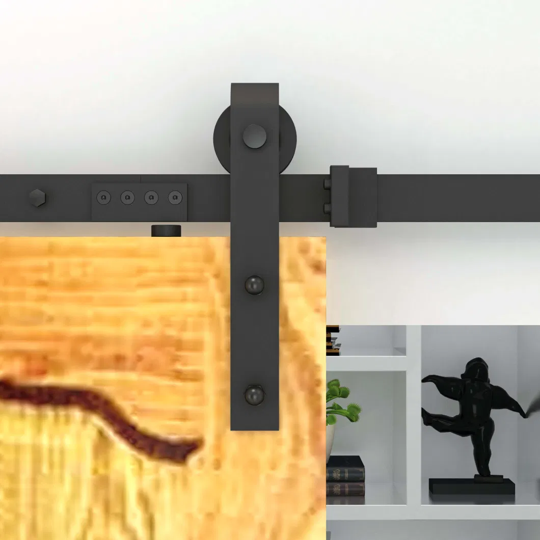 Black Classic Barn Door Hardware for Sliding Barn Doors