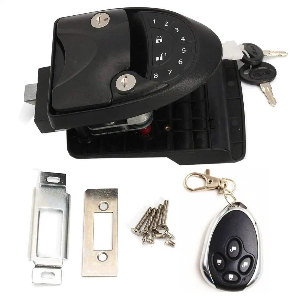 Keyless Entry System Car Alarms Remote Control Central Kit Door Lock Latch Handle Knob Deadbolt Camper Trailer