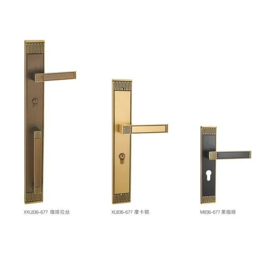 New Model Classical Brass Mortise Door Lock Handle