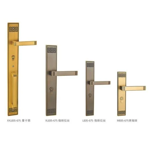 New Model Classical Brass Mortise Door Lock Handle