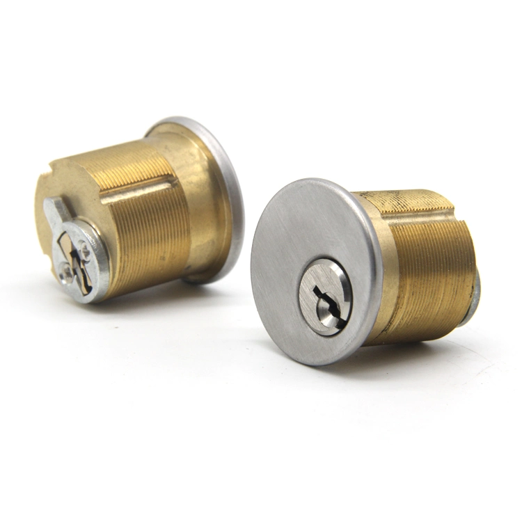 Custom Finish Keyed Alike Cylinder Waterproof Brass Door Lock Cylinder Set