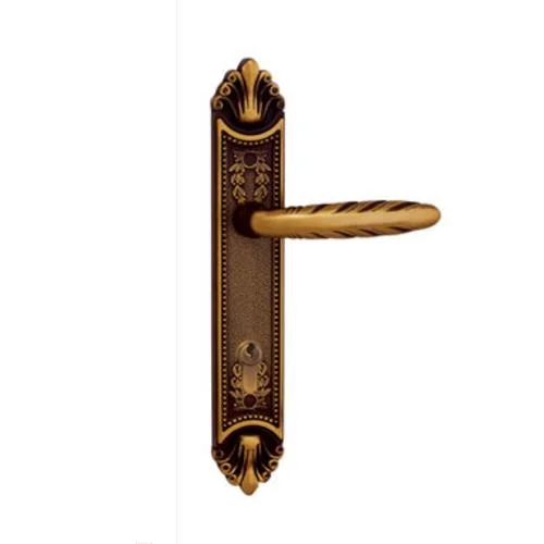 High Quality Door Handle Vintage Style Design Door Lock Brass Door Handle Lock