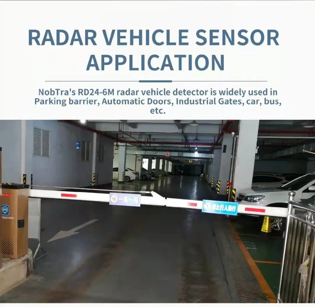 Car Detection Vehicle Management Barrier Gate Safety Sensor Radar Sensor Loop Detector