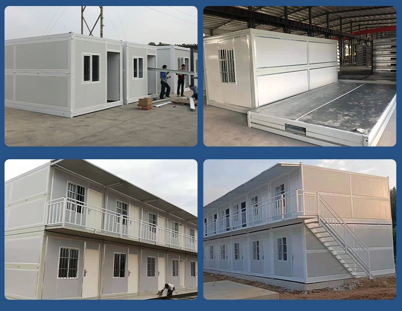 Eco Prefab Modular Collapsible Container Modern Folding Collapsible Office Container Apartment