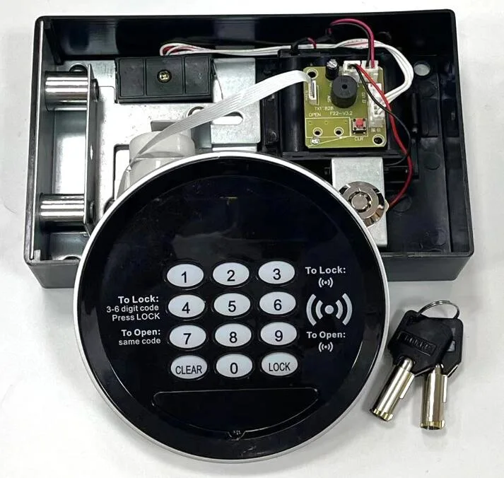 China Made IC RFID Digital Keypad Lock Safe Lock Keys Backup