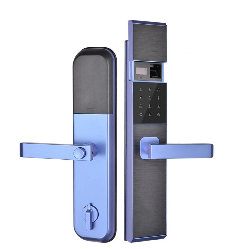 Magnetic Safe Code Fingerprint Combination Smart Door Lock Hardware Handle