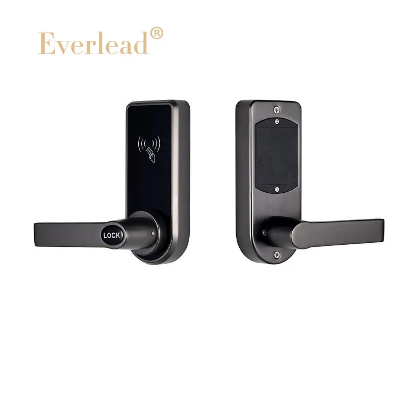 Electronic Door Lock with Key Mortise Door Handle RFID Smart Lock for Hotel