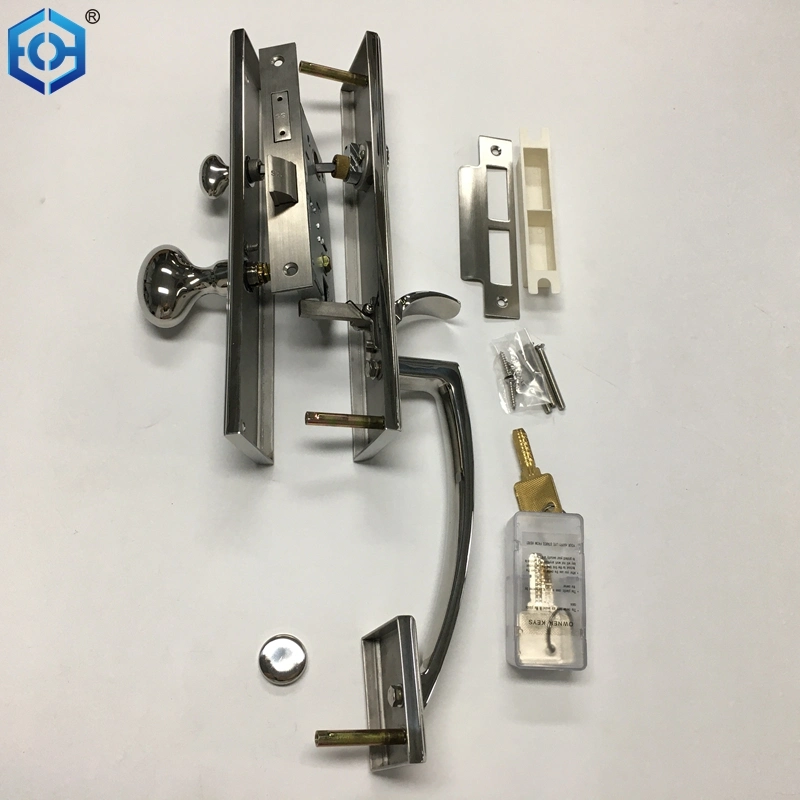 High Security Big Size Panel Handle Door Lock for Entry Door