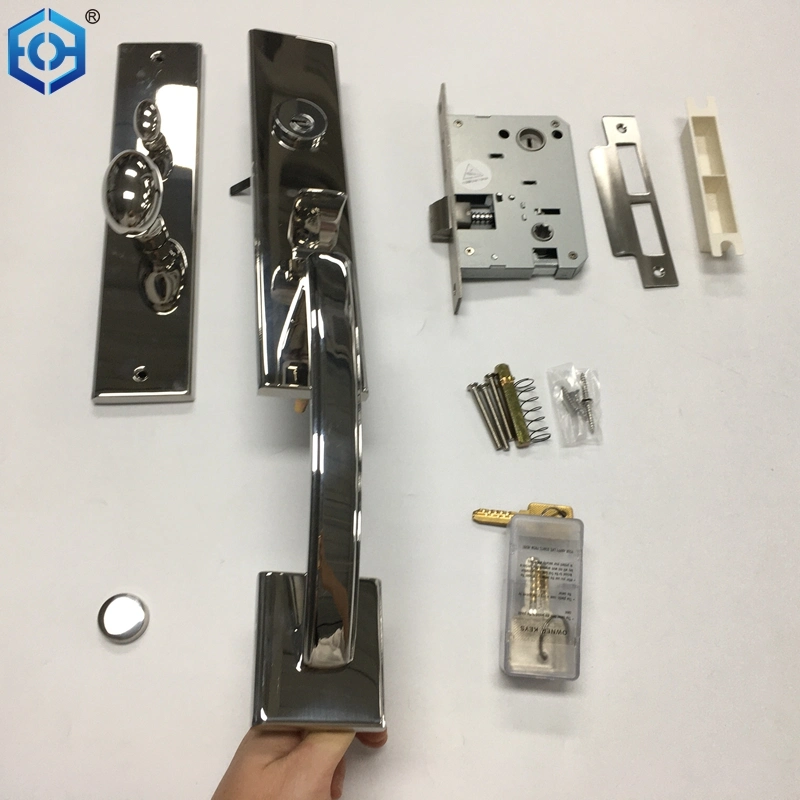 High Security Big Size Panel Handle Door Lock for Entry Door