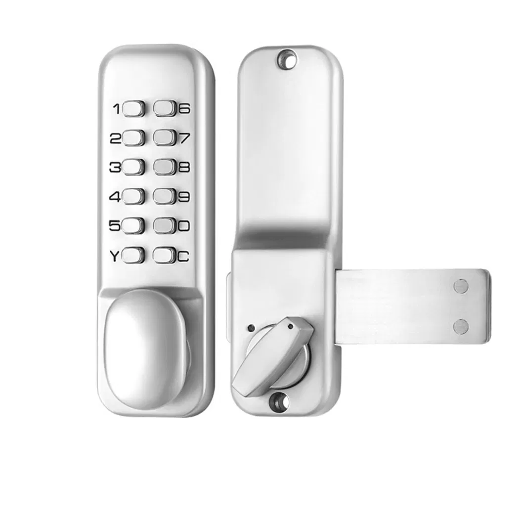 Mechanical Keyless Entry Knob Waterproof Keypad Deadbolt Door Gate Locks with Handle Digital Combination Set