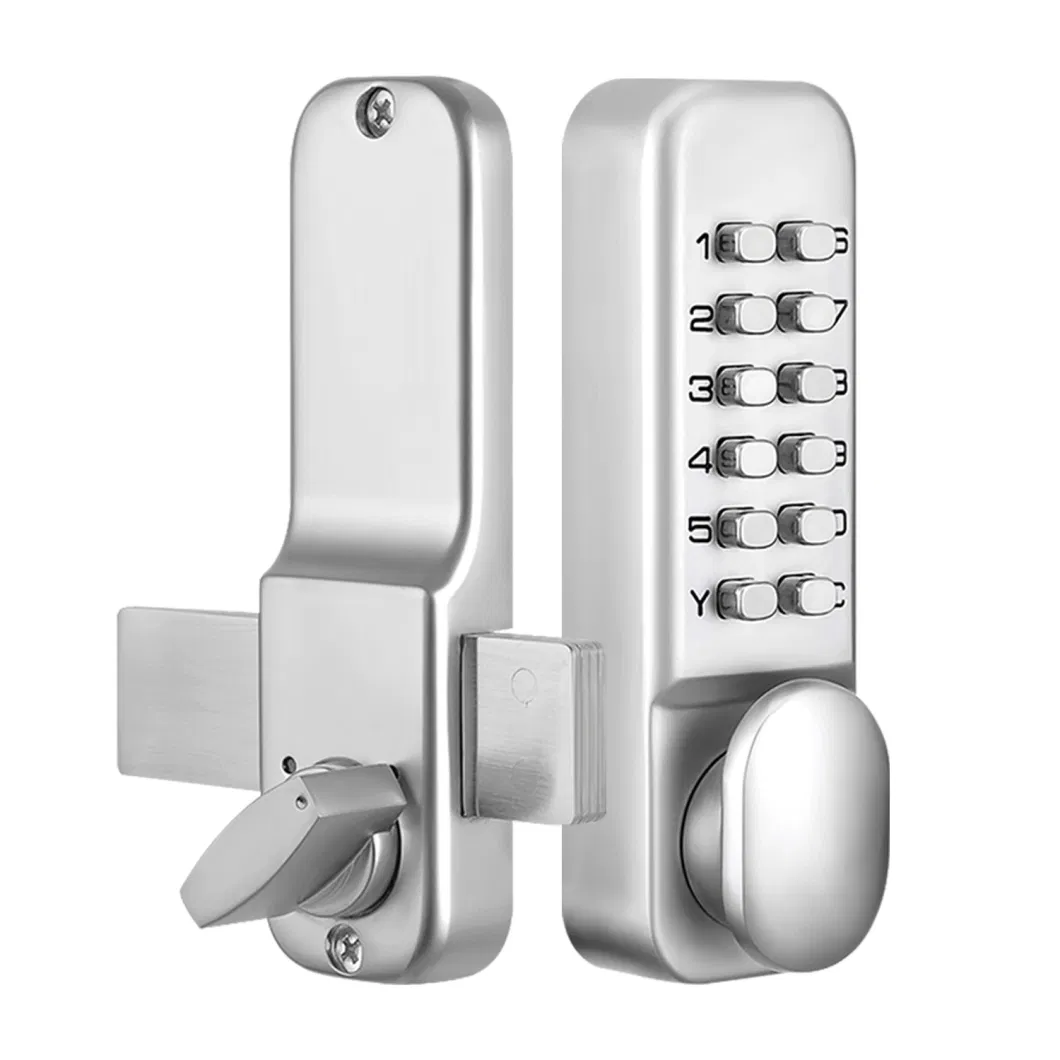 Mechanical Keyless Entry Knob Waterproof Keypad Deadbolt Door Gate Locks with Handle Digital Combination Set