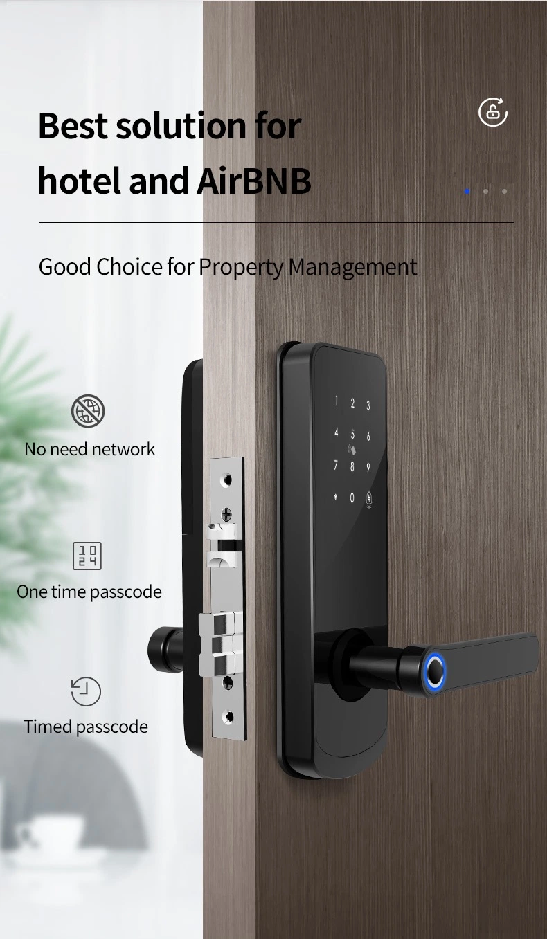 Electronic Outdoor Smart Lock Waterproof Biometric Fingerprint Scanner Keyless Door Locks