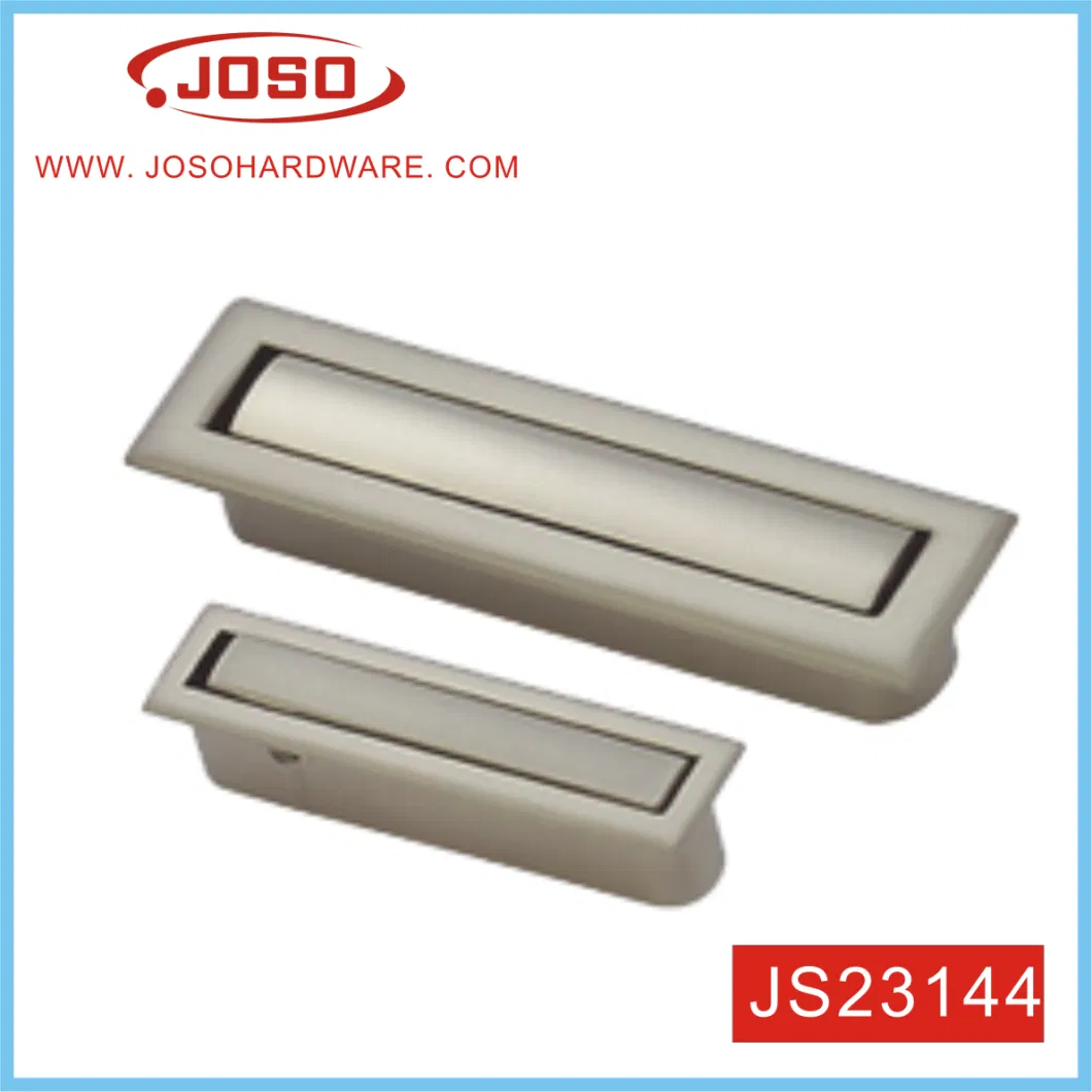 Rectangular Recessed Flush Door Pull Handle for Cabinet