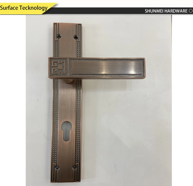 China Factory Price Manufacturer Wholesale Classic Handle with Plate Door Handle