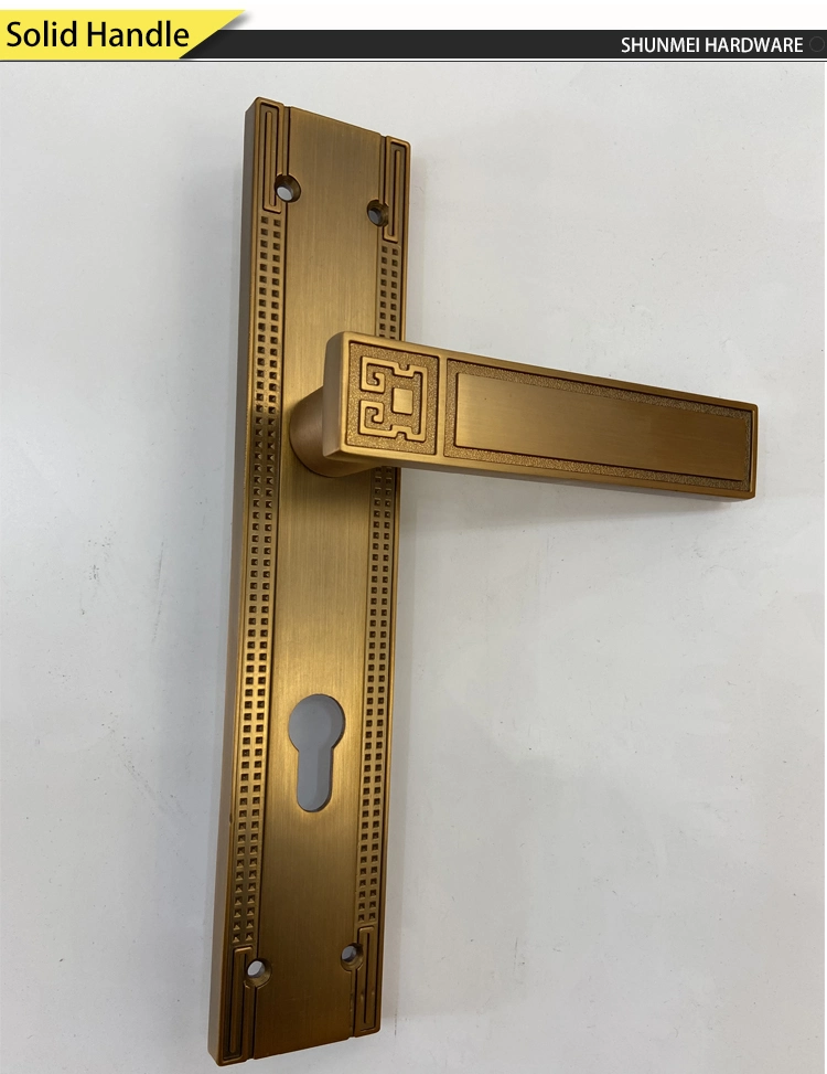 China Factory Price Manufacturer Wholesale Classic Handle with Plate Door Handle