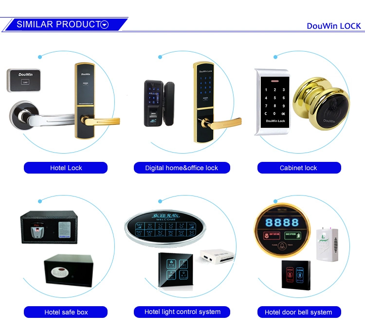 Electronic Hotel Keyless Management System Door Lock with Software