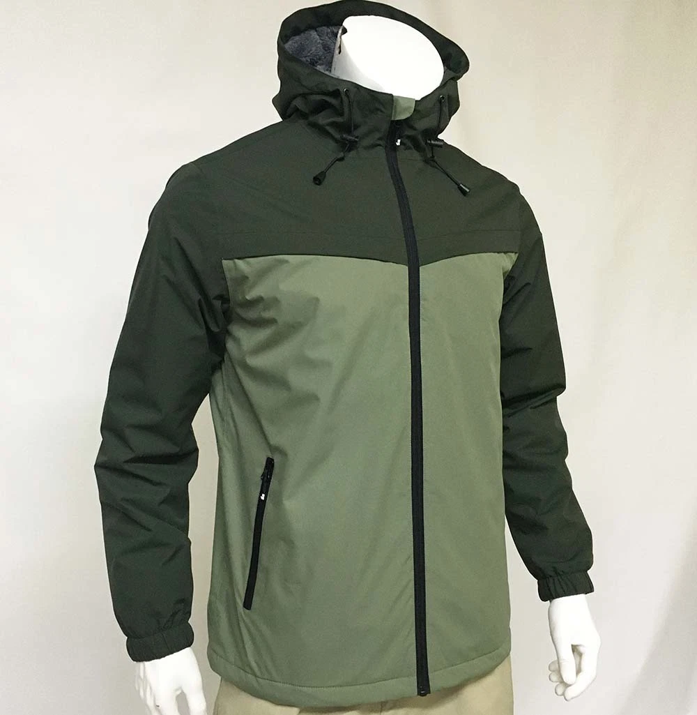 Men&prime;s Pongee Rip-Stop W/P Outdoor Wind Clothing Weatherproof Jacket