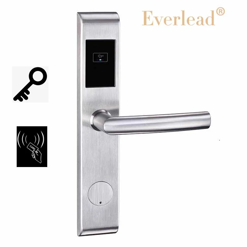 Digital Electronic Keyless Smart RFID Card Hotel Door Lock with Free Hotel Management Software System