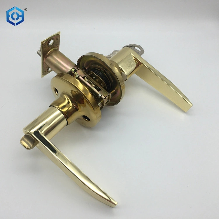 Gp Zinc Alloy Good Quality Door Lever with Lock