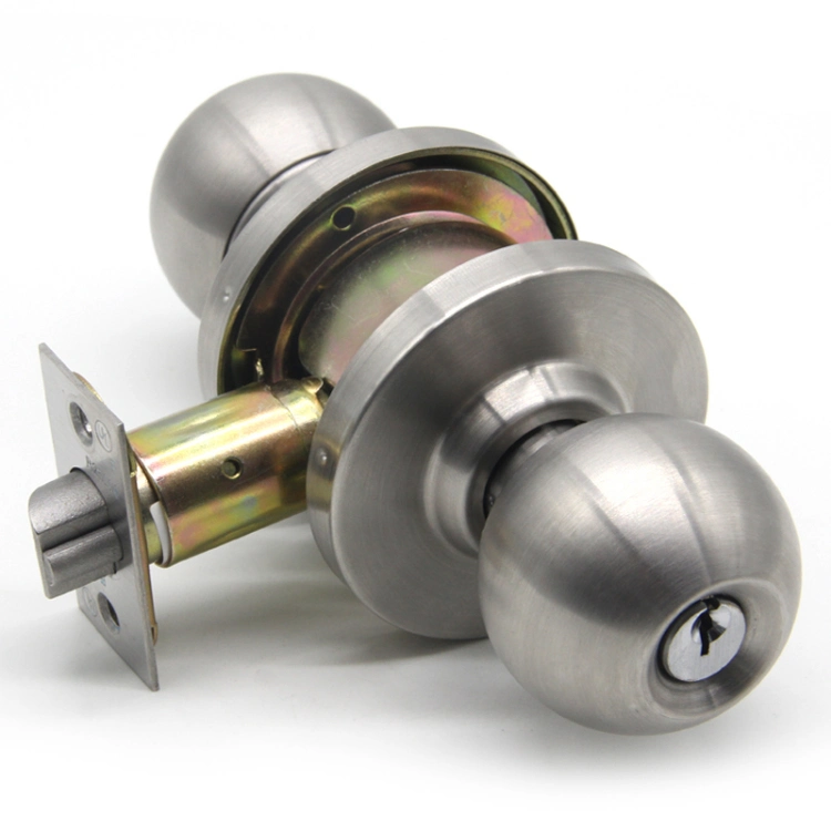 Grade 3 Cerraduara Entrance Bathroom Tubular Cylindrical Door Knob Lock