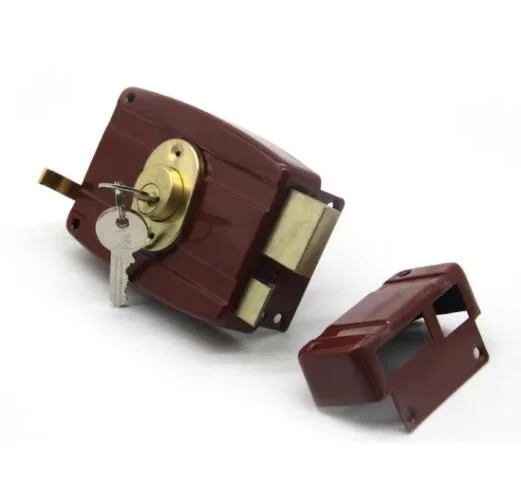 Home Door Safe Lock Hardware Security Door Rim Lock