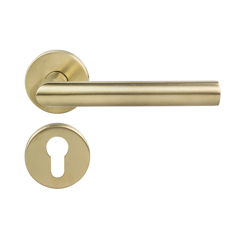 Brass Antique Black Door Handle Without Lock (CS005)