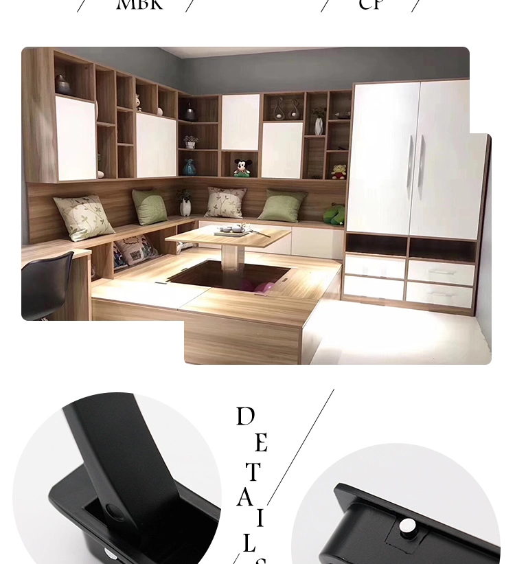 Modern Simple Style Concealed Cabinet Rectangular Door Handle Furniture Wardrobe Dresser Handle//